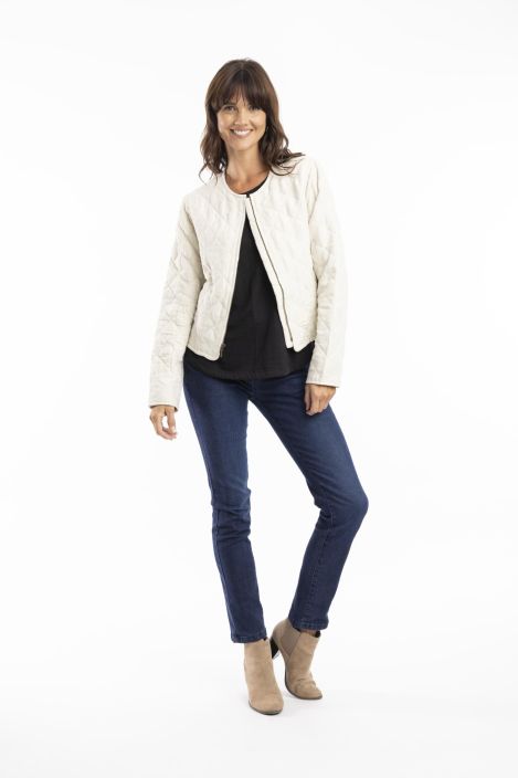 Escape jakku vanu 72519 Padded Natural luonnonvalkoinen / off white Pehmea vanu taytteinen Escape jakku on taydellinen