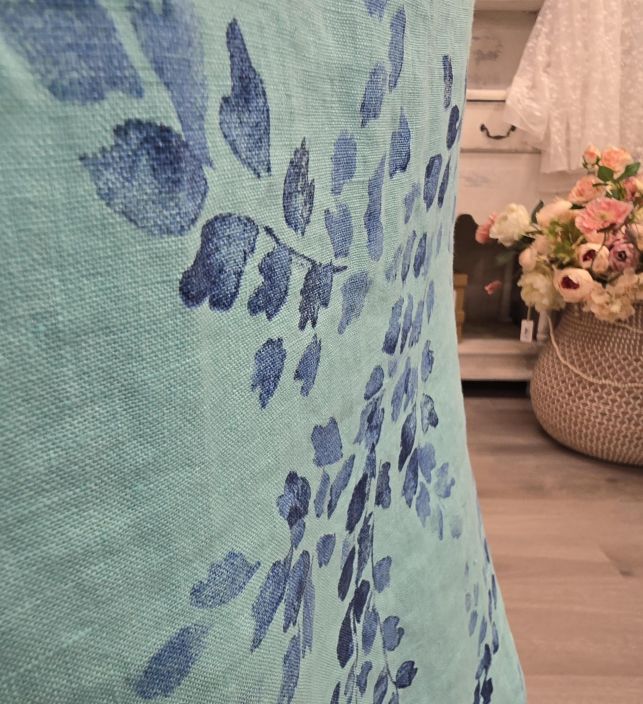 Blueberry mekko 9727 Aqua sininen pohja kaunis sininen lehtikuosi tuotekuva 6 Blueberry mekko 9727 Aqua sininen pohja kaunis sininen lehtikuosi tuotekuva 6