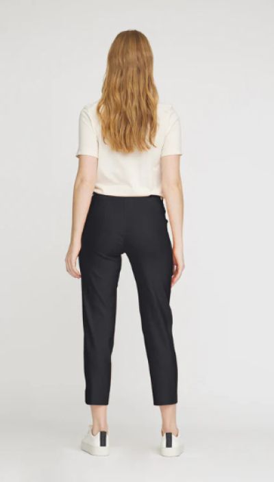 Laurie housut Taylor 100563 Regular Cropped hieman vajaamittainen malli Musta tuotekuva 3