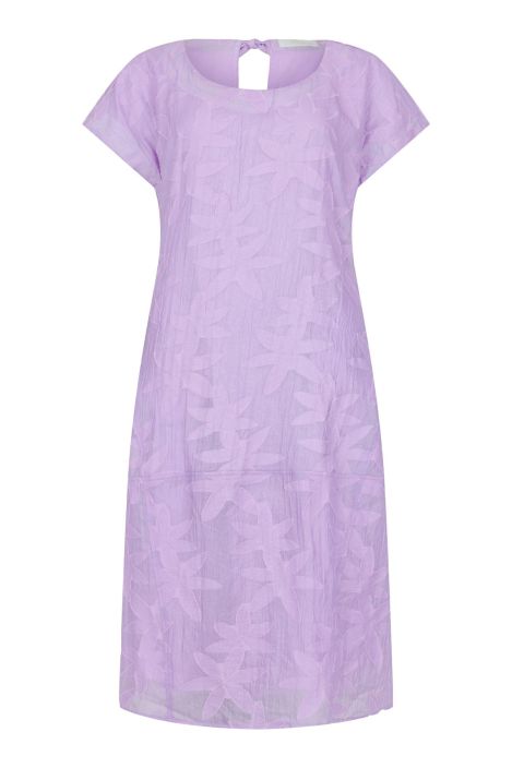 NOEN mekko 88636 vaalea laventeli Kaunis taftipintainen malli puuvilla alusmekolla tuotekuva 5