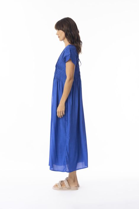 Escape mekko 51903 Lux Ibiza blue kaunis sininen ihanan tilava ja mukava mekko hiuslaskoksilla tuotekuva 1 Escape mekko 51903 Lux Ibiza blue kaunis sininen ihanan tilava ja mukava mekko hiuslaskoksilla tuotekuva 1