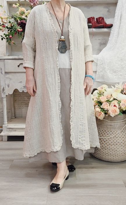 Boheme mekko B13188 pehmeä tyylikkäät raidat tuotekuva 3