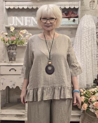 THING pellavapusero 7233 Natural Mukava ja suloinen malli