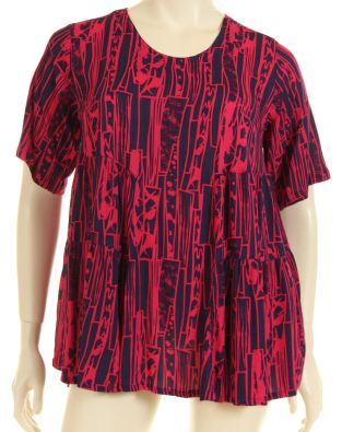 ANGEL CIRCLE Angel Circle tunika KT1845P Pinkki/tummansininen