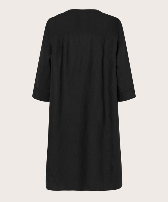 MASAI mekko Nokolo Musta mukava ja tyylikäs pellava tuotekuva 4 MASAI mekko Nokolo Musta mukava ja tyylikäs pellava tuotekuva 4