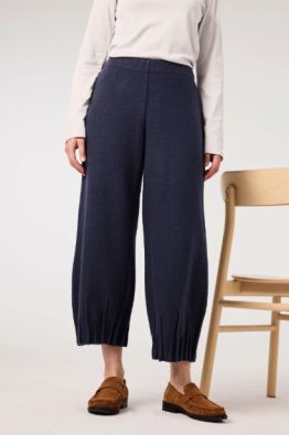 HIMALAYA Himalaya merinovilla housut Otto Navy tummansininen ihanan tuntuiset housut