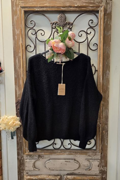 Marta du Chateau neule Rosa 5202 Ajaton tyylikas musta ihana porroinen ja tilava malli Erinomaisen hinta-laatusuhteen Marta du Chateau neule Rosa 5202 Ajaton tyylikas musta ihana porroinen ja tilava malli Erinomaisen hinta-laatusuhteen