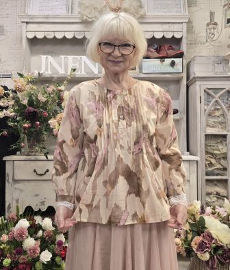 MARTA DU CHÂTEAU Marta du Chateau paita 8687 Beige ihana syksyn kuosi puuvillassa