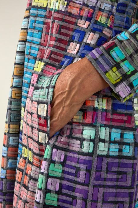 Sahara mekko SPD6734 Coloured Glass Tiles Bubble värikäs kuosi jossa päällä tekstuuri ompelu tuotekuva 1