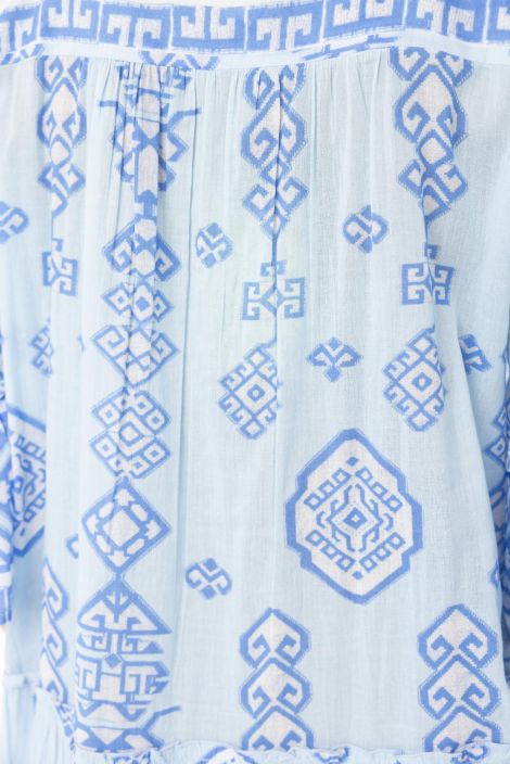 Escape mekko lyhyempi 40140 Carla Blue kiiltävät peilimäiset yksityiskohdat tuotekuva 5