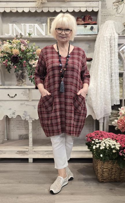 THING mekko 7059 Wine Viininpunainen, harmaa, beige tuotekuva 2