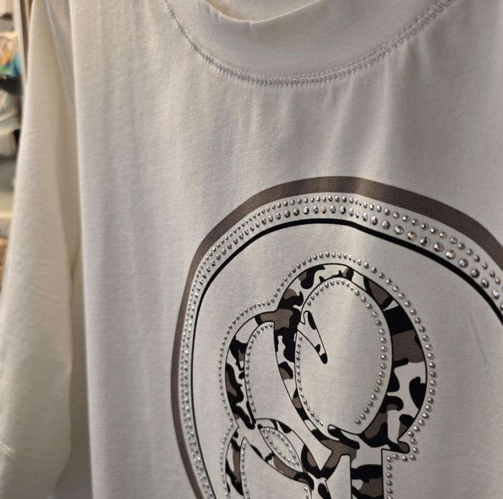 I'CONA paita 64388 Valkoinen miellyttävän tuntuinen T-paita tuotekuva 1