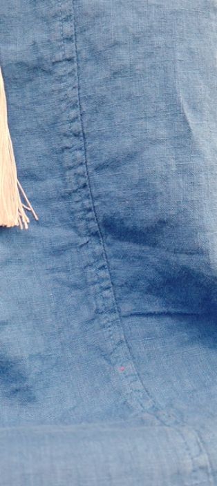 Grizas pellavatunika 5134 Sininen uniikki epätasainen helma todella pehmeä tuotekuva 3 Grizas pellavatunika 5134 Sininen uniikki epätasainen helma todella pehmeä tuotekuva 3