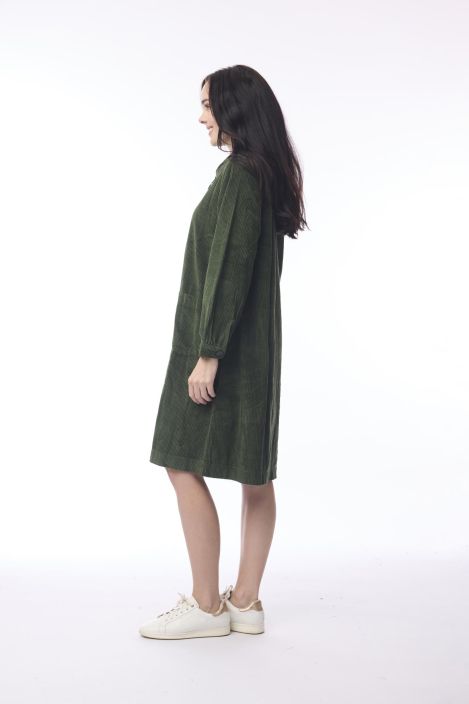Orientique vakosametti mekko 21485 Military vihreä upea ajaton malli tuotekuva 2 Orientique vakosametti mekko 21485 Military vihreä upea ajaton malli tuotekuva 2