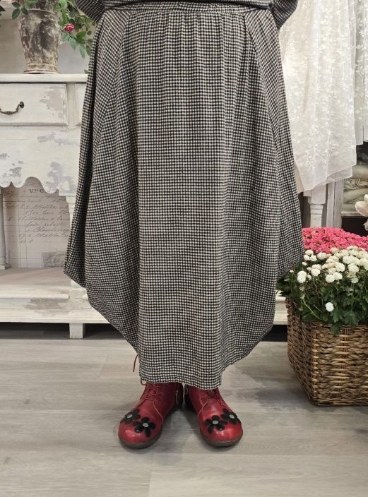 THING hame 7086 Anthracite Musta/beige tyylikäs uniikki helmainen malli tuotekuva 2
