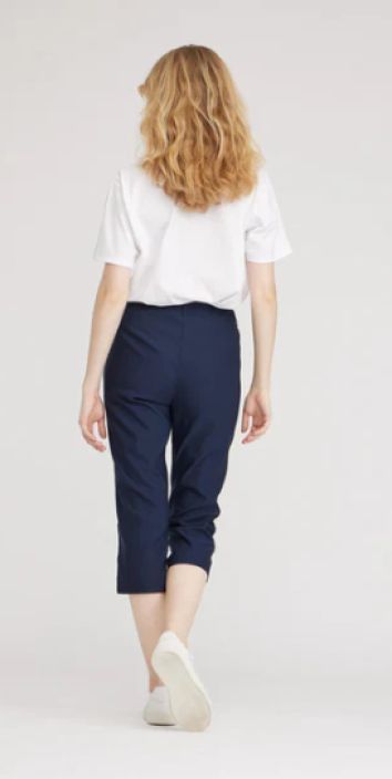 Laurie capri housut Taylor 100565 Regular   Medium capri pituus Navy sininen tuotekuva 3