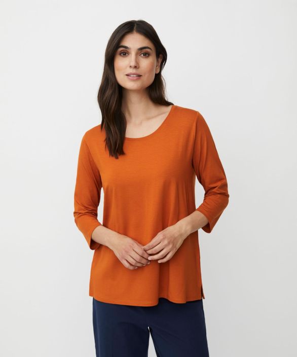 MASAI paita Cecille Jersey perus viskoositrikoo Autumnal Yksinkertaiset ja hyvin istuvat perusmallit on helppo yhdistaa